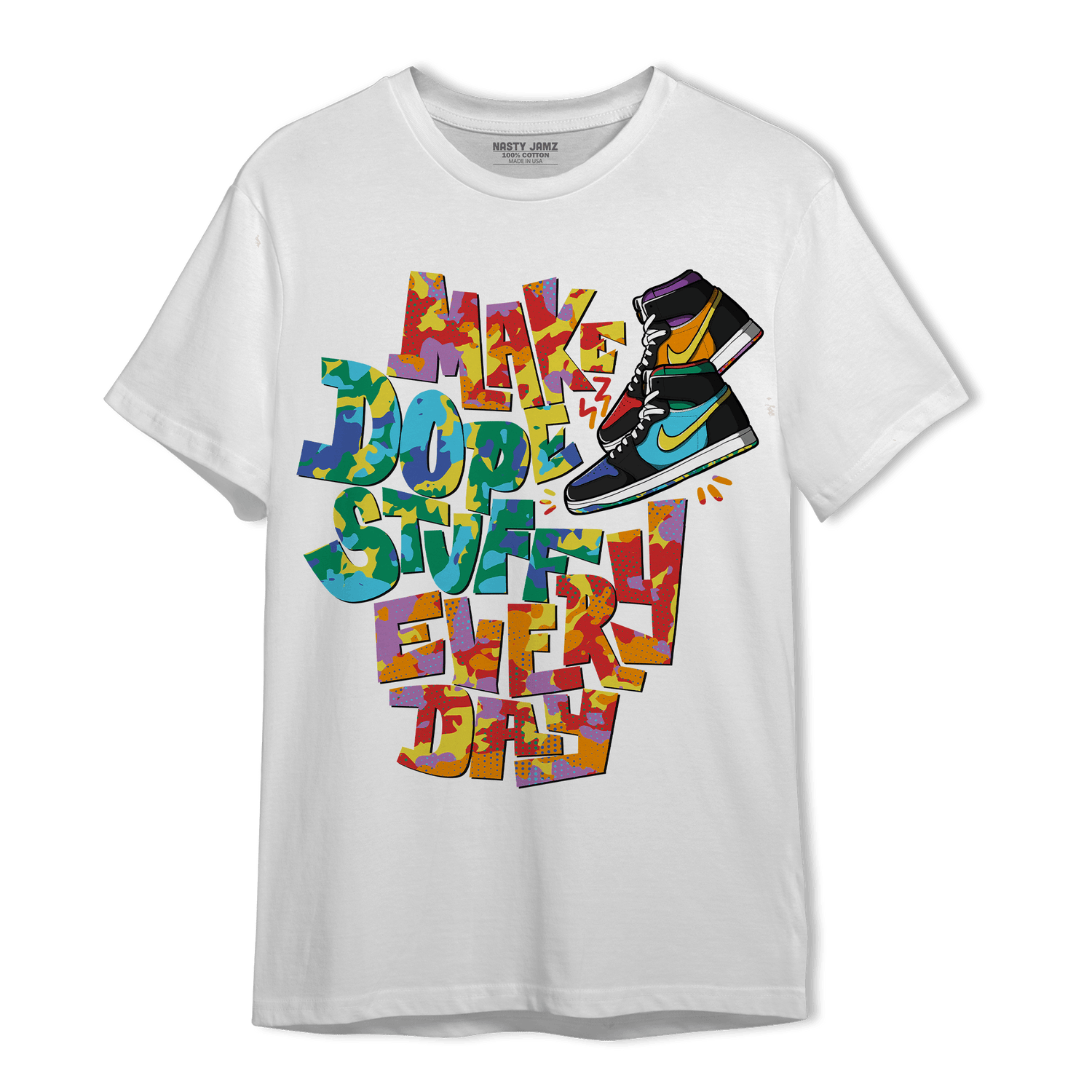 Mid GS Six Championships 1s T Shirt Match Dope Sneaker - NastyJamz
