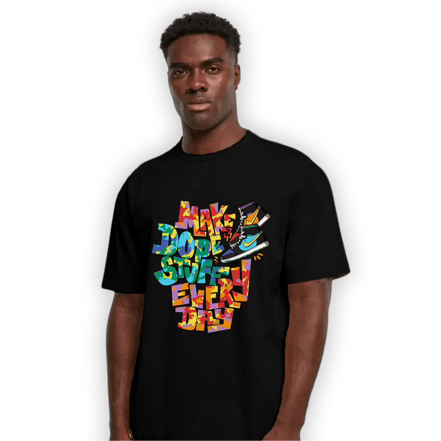 Mid GS Six Championships 1s T Shirt Match Dope Sneaker - NastyJamz