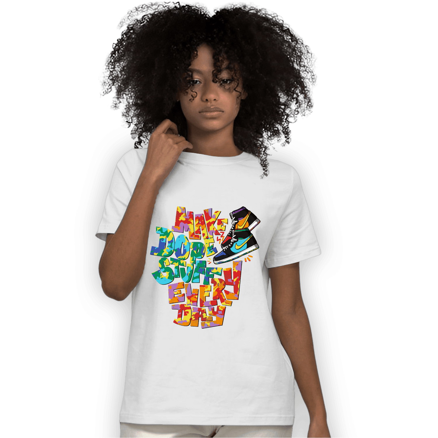 Mid GS Six Championships 1s T Shirt Match Dope Sneaker - NastyJamz