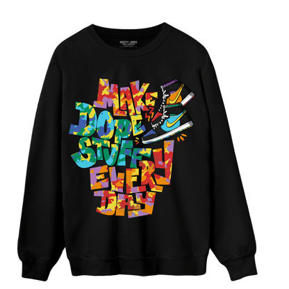 Mid GS Six Championships 1s Sweatshirt Match Dope Sneaker - NastyJamz