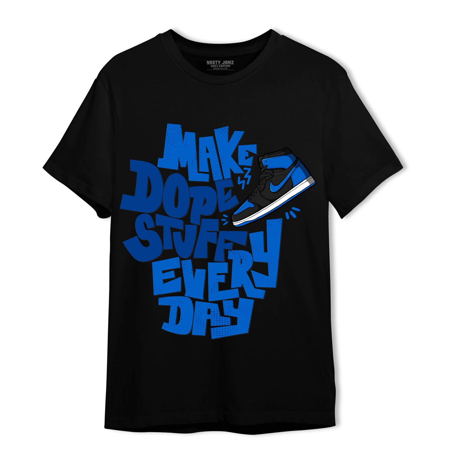 Royal Reimagined 1s T Shirt Match Dope Sneaker - NastyJamz