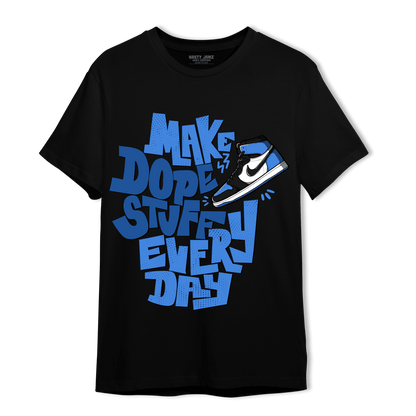 University Blue Toe 1s T Shirt Match Dope Sneaker - NastyJamz