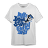 University Blue Toe 1s T Shirt Match Dope Sneaker - NastyJamz