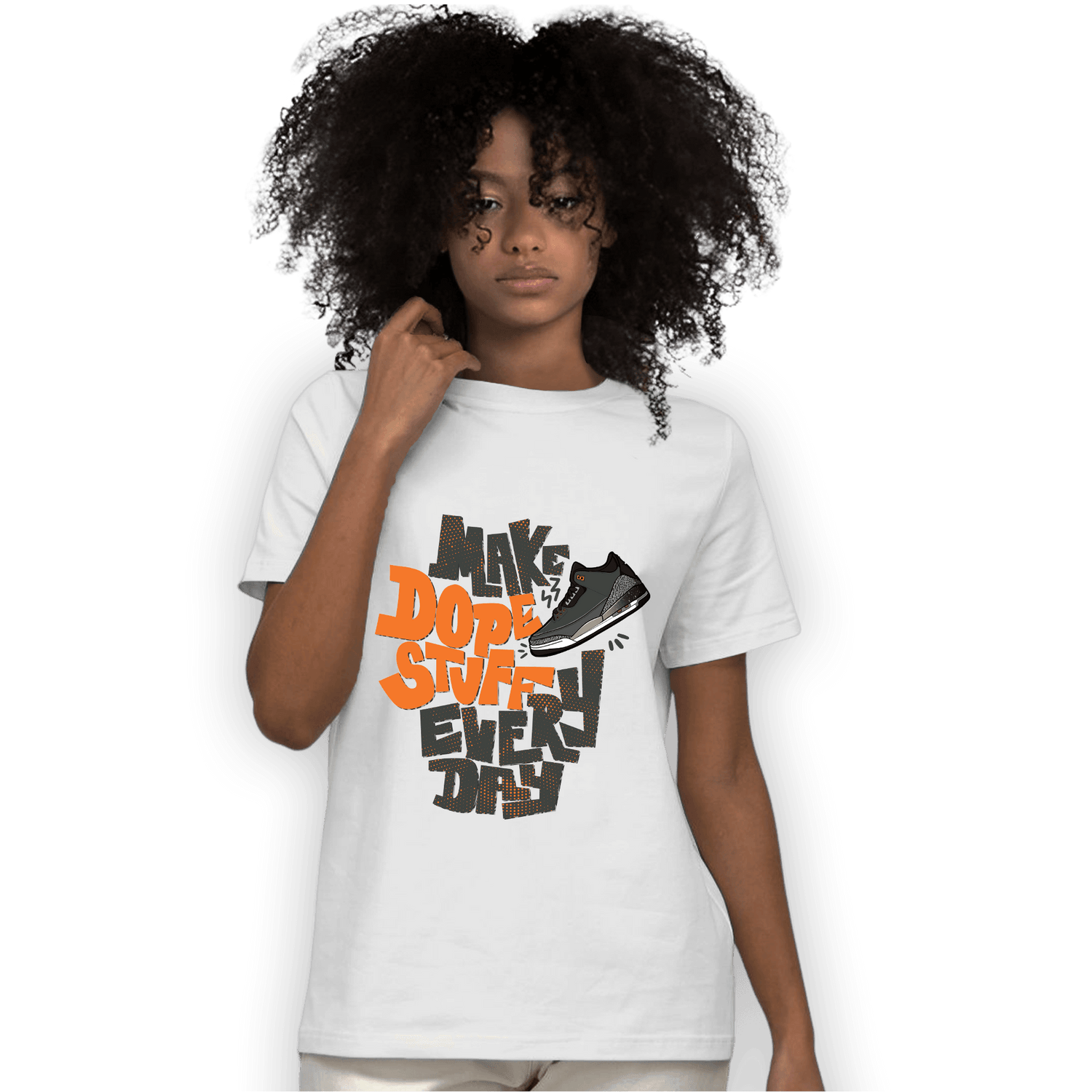 Fear Pack 3s T Shirt Match Dope Sneaker - NastyJamz