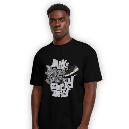 Off Noir 3s T Shirt Match Dope Sneaker - NastyJamz