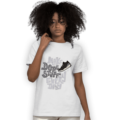 Off Noir 3s T Shirt Match Dope Sneaker - NastyJamz