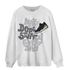 Off Noir 3s Sweatshirt Match Dope Sneaker - NastyJamz