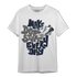 White Navy 3s T Shirt Match Dope Sneaker - NastyJamz
