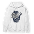 White Navy 3s Hoodie Match Dope Sneaker - NastyJamz