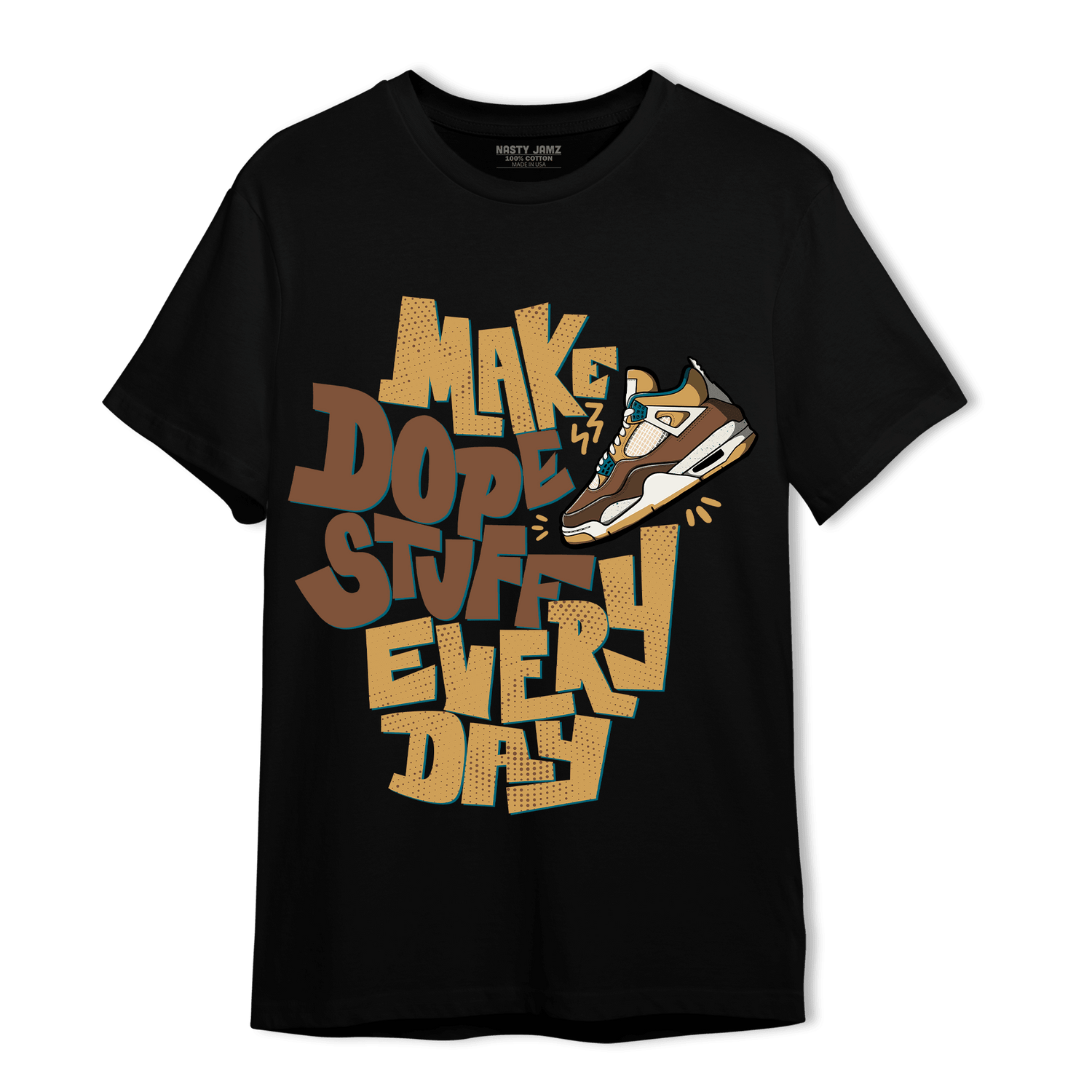 Cacao Wow 4s T Shirt Match Dope Sneaker - NastyJamz