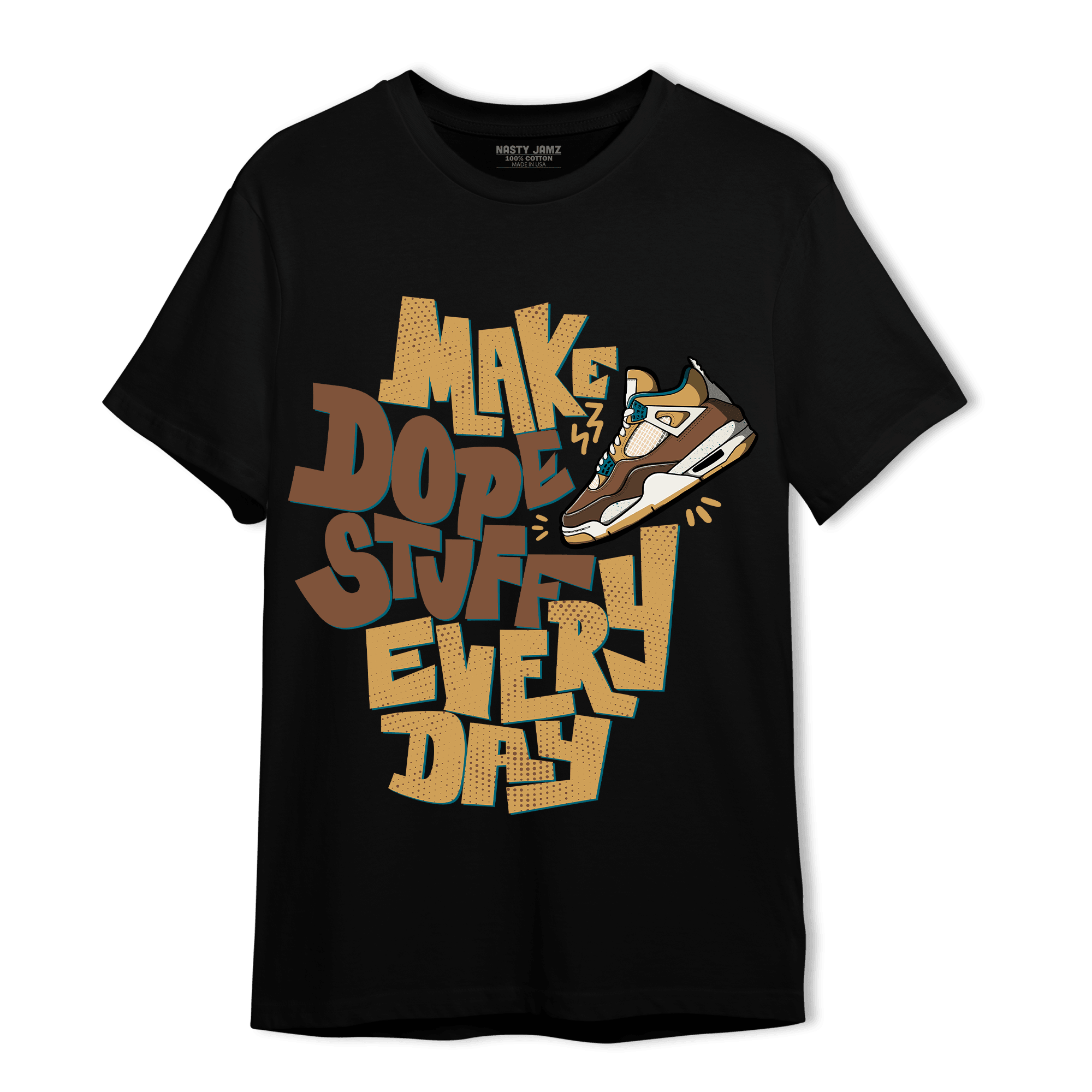 Cacao Wow 4s T Shirt Match Dope Sneaker - NastyJamz