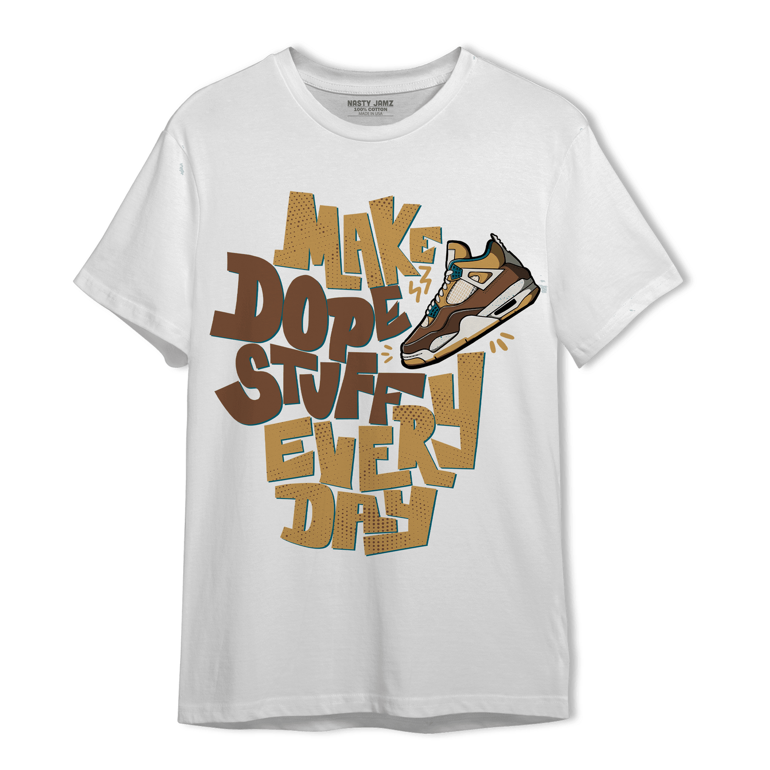 Cacao Wow 4s T Shirt Match Dope Sneaker - NastyJamz
