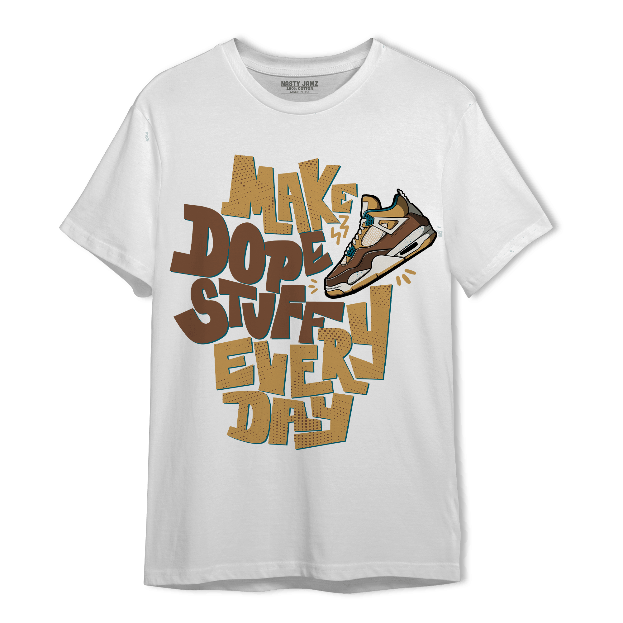 Cacao Wow 4s T Shirt Match Dope Sneaker - NastyJamz