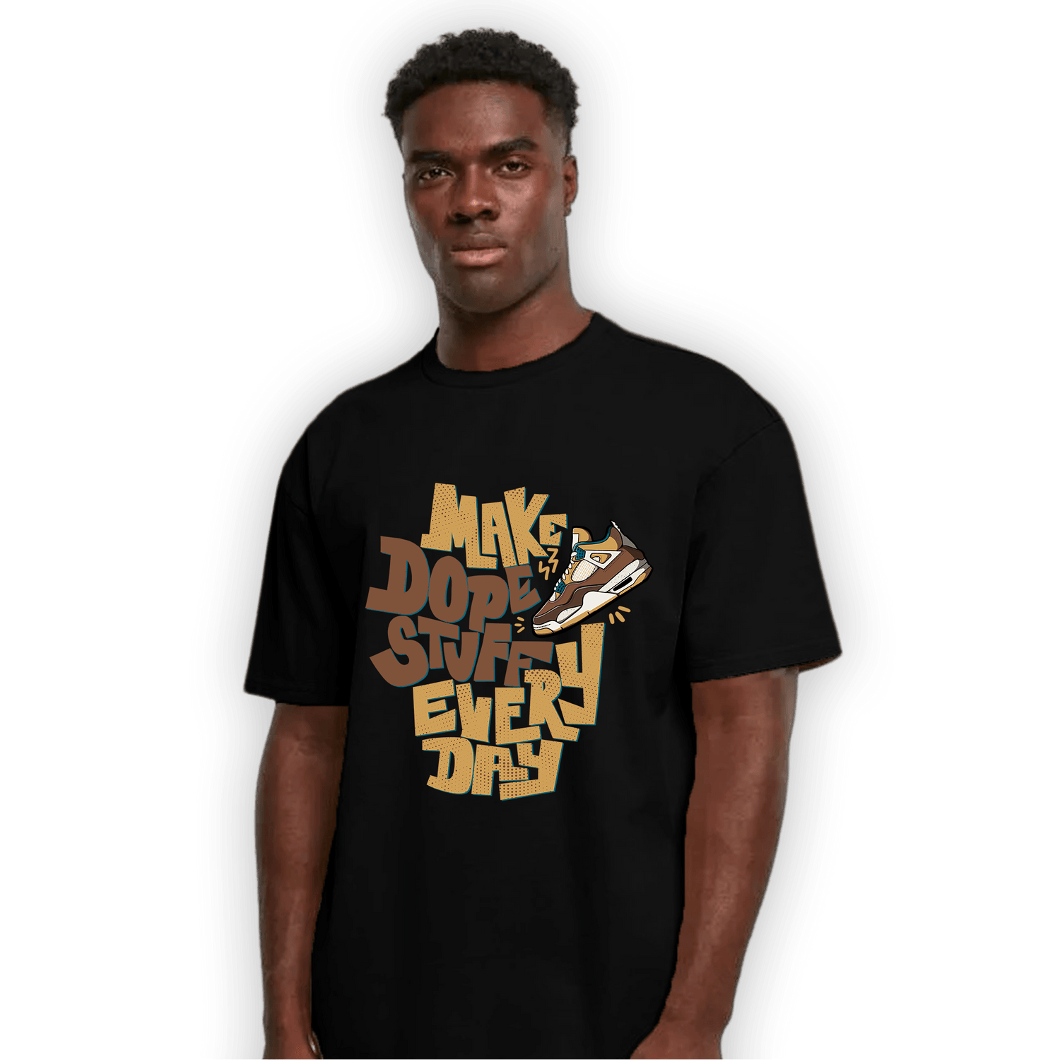 Cacao Wow 4s T Shirt Match Dope Sneaker - NastyJamz