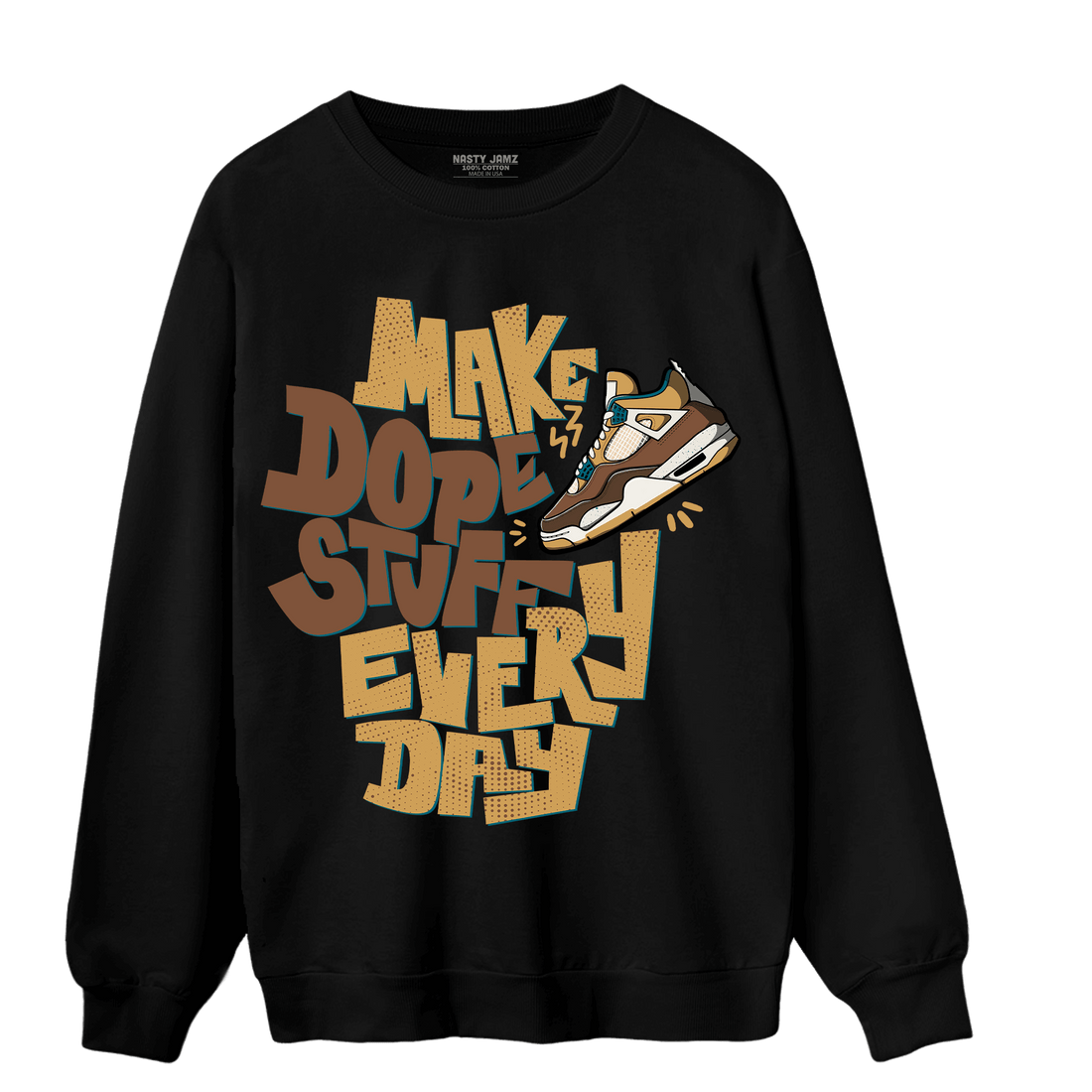 Cacao Wow 4s Sweatshirt Match Dope Sneaker - NastyJamz