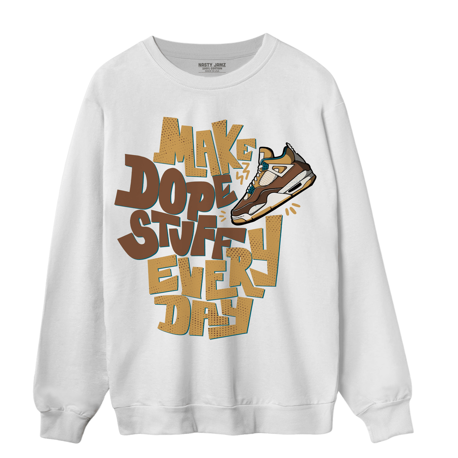 Cacao Wow 4s Sweatshirt Match Dope Sneaker - NastyJamz