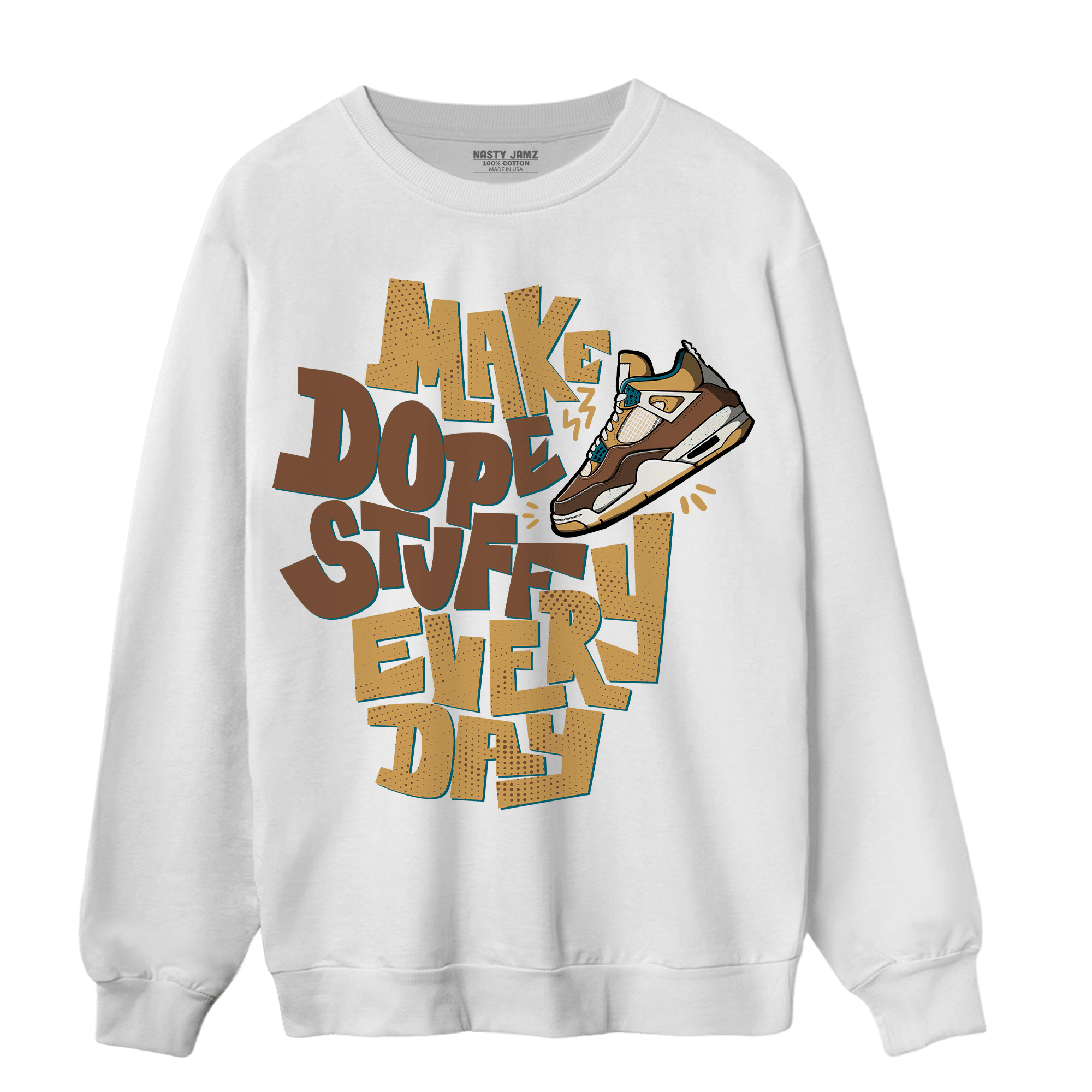 Cacao Wow 4s Sweatshirt Match Dope Sneaker - NastyJamz