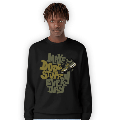 SE Craft Medium Olive 4s Sweatshirt Match Dope Sneaker - NastyJamz