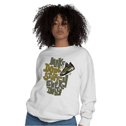 SE Craft Medium Olive 4s Sweatshirt Match Dope Sneaker - NastyJamz