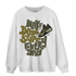 SE Craft Medium Olive 4s Sweatshirt Match Dope Sneaker - NastyJamz