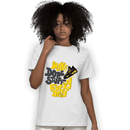 Thunder 4s T Shirt Match Dope Sneaker - NastyJamz