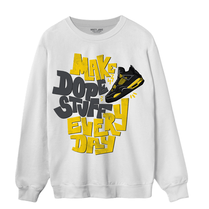 Thunder 4s Sweatshirt Match Dope Sneaker - NastyJamz