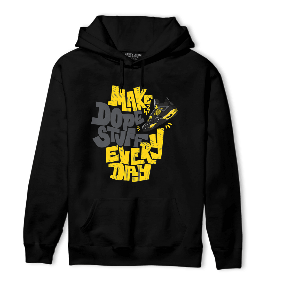 Thunder 4s Hoodie Match Dope Sneaker - NastyJamz