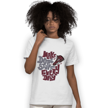Burgundy 5s T Shirt Match Dope Sneaker - NastyJamz