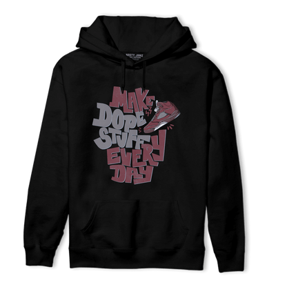 Burgundy 5s Hoodie Match Dope Sneaker - NastyJamz