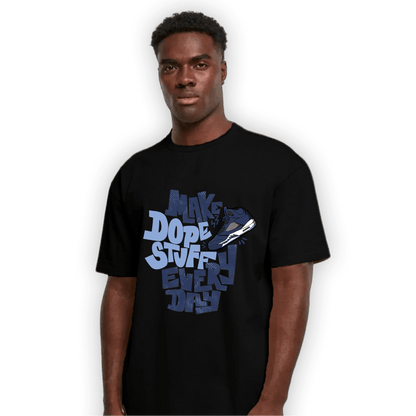Midnight Navy 5s T Shirt Match Dope Sneaker - NastyJamz