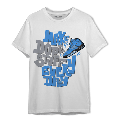University Blue 5s T Shirt Match Dope Sneaker - NastyJamz