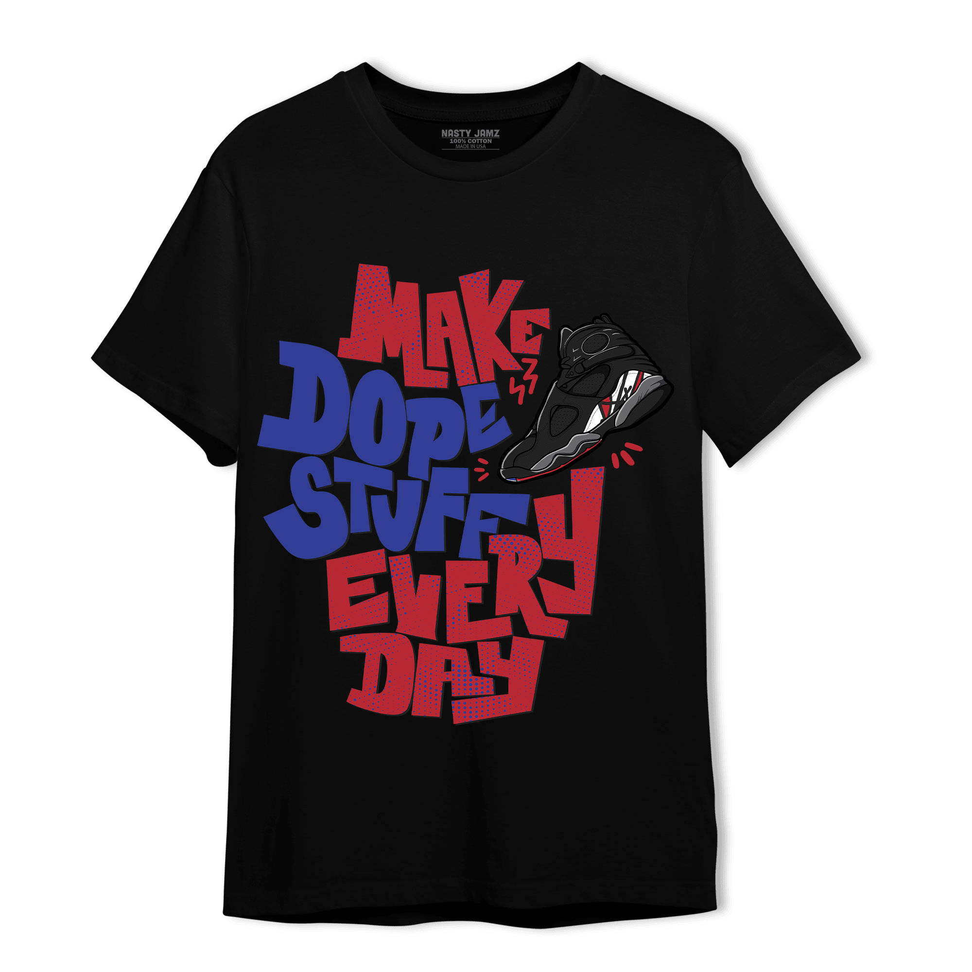 Playoffs 8s T Shirt Match Dope Sneaker - NastyJamz