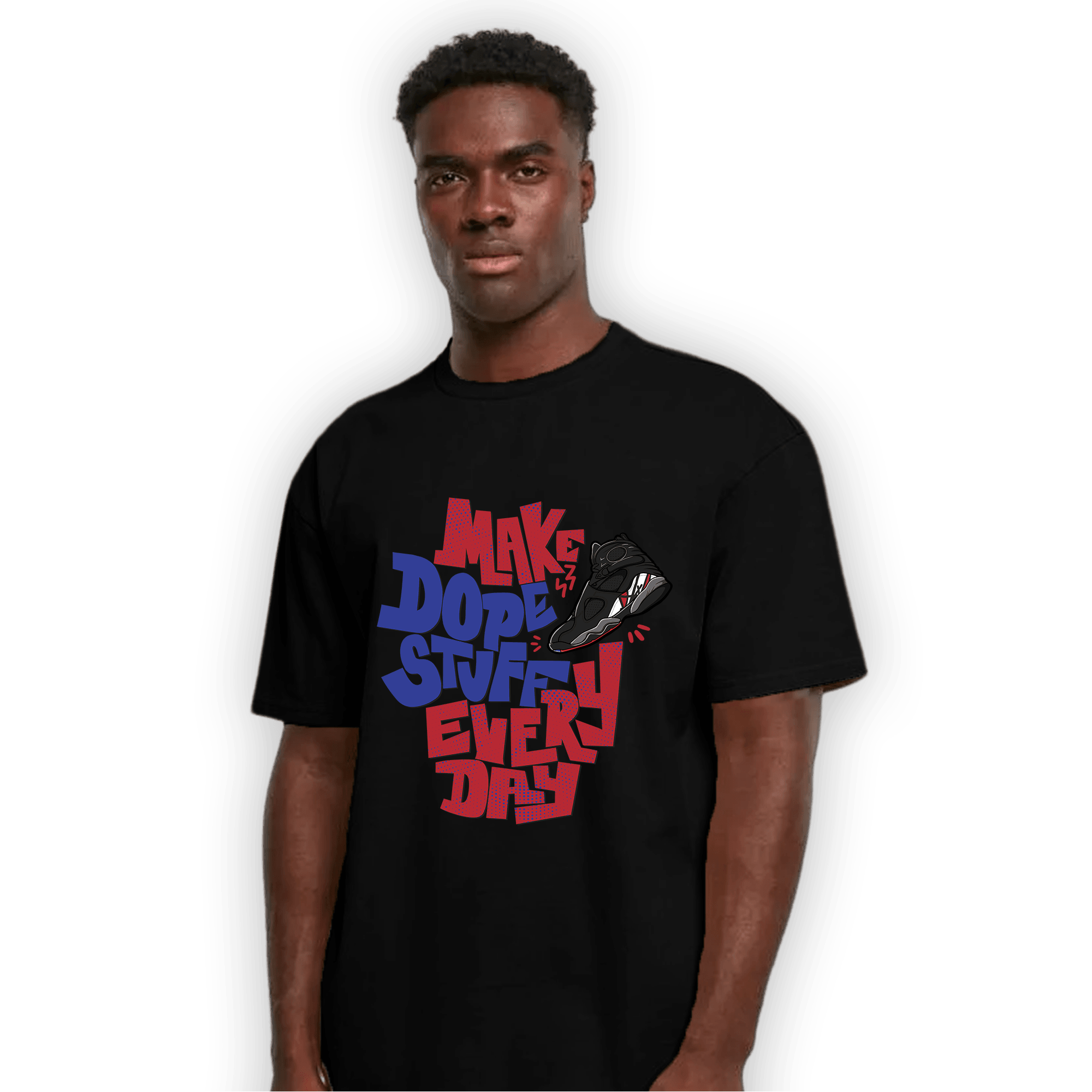 Playoffs 8s T Shirt Match Dope Sneaker - NastyJamz