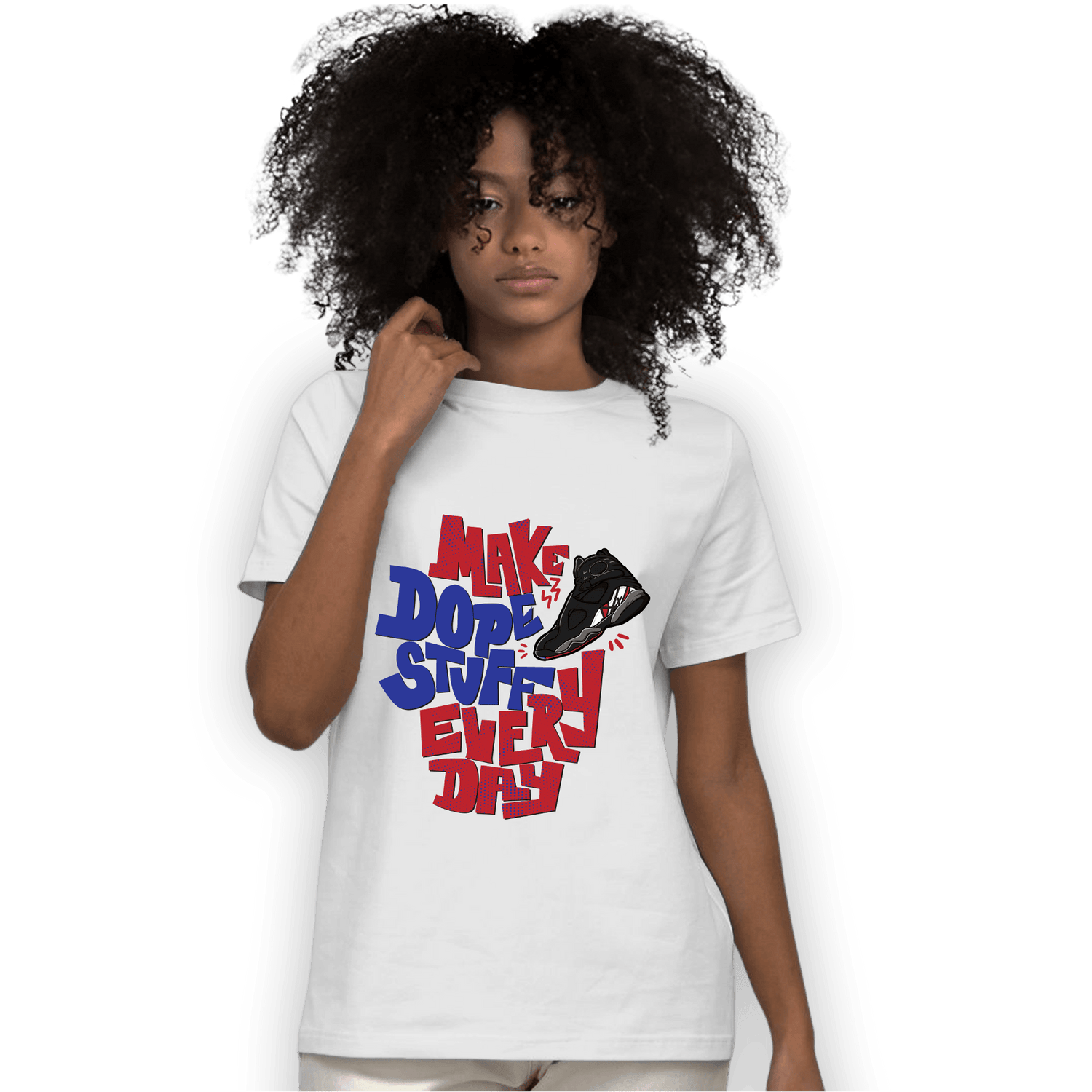 Playoffs 8s T Shirt Match Dope Sneaker - NastyJamz