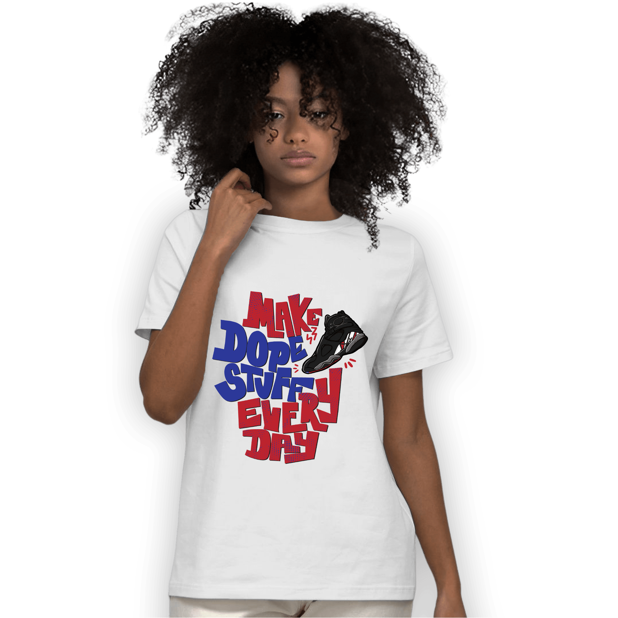 Playoffs 8s T Shirt Match Dope Sneaker - NastyJamz