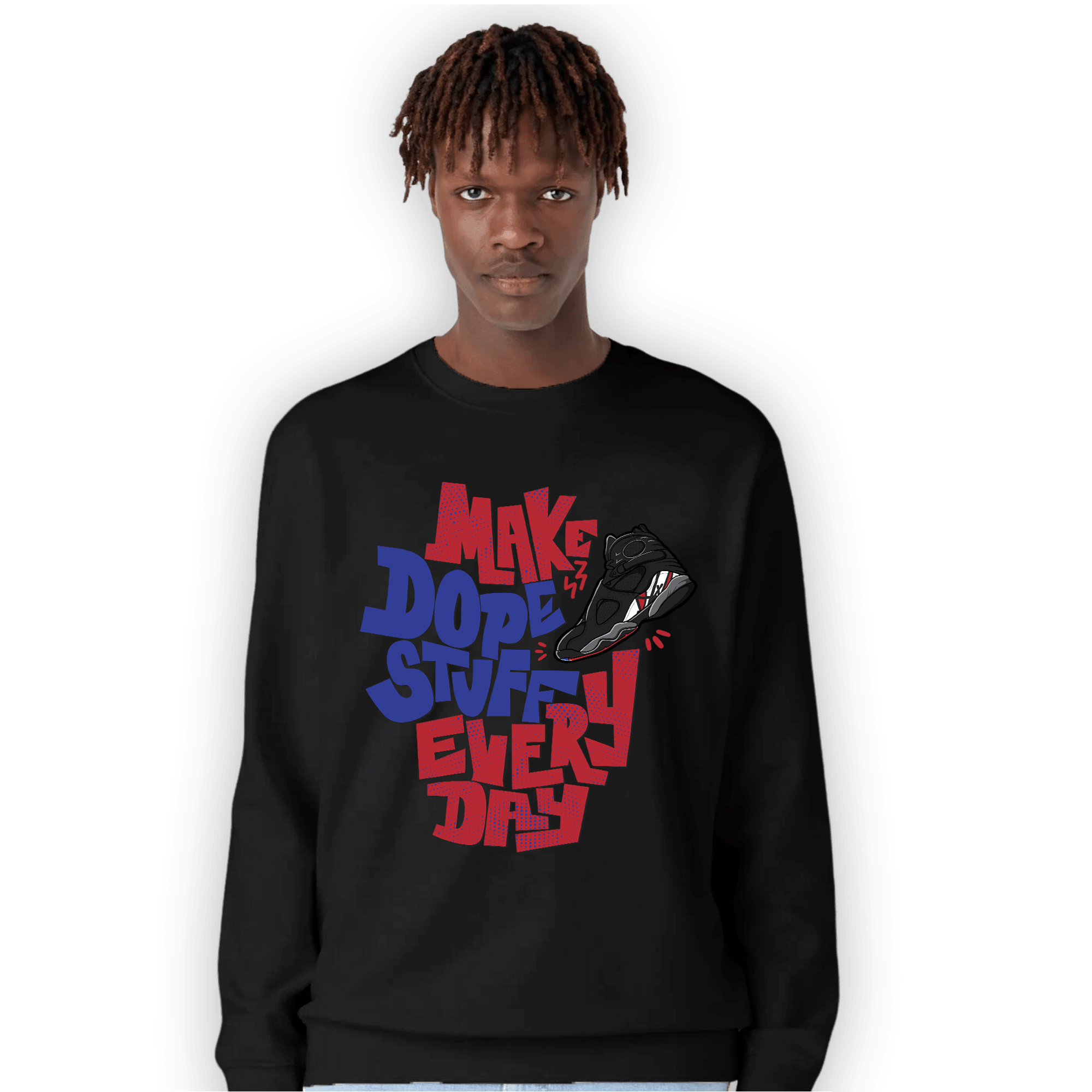 Playoffs 8s Sweatshirt Match Dope Sneaker - NastyJamz