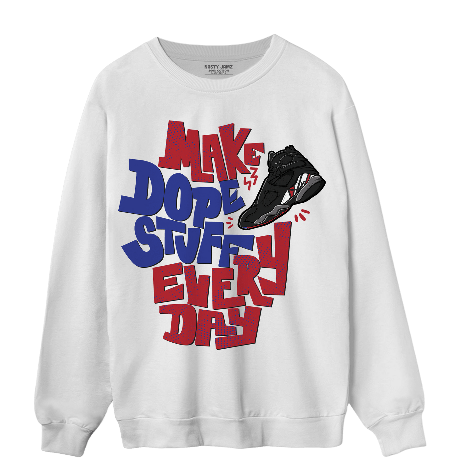 Playoffs 8s Sweatshirt Match Dope Sneaker - NastyJamz