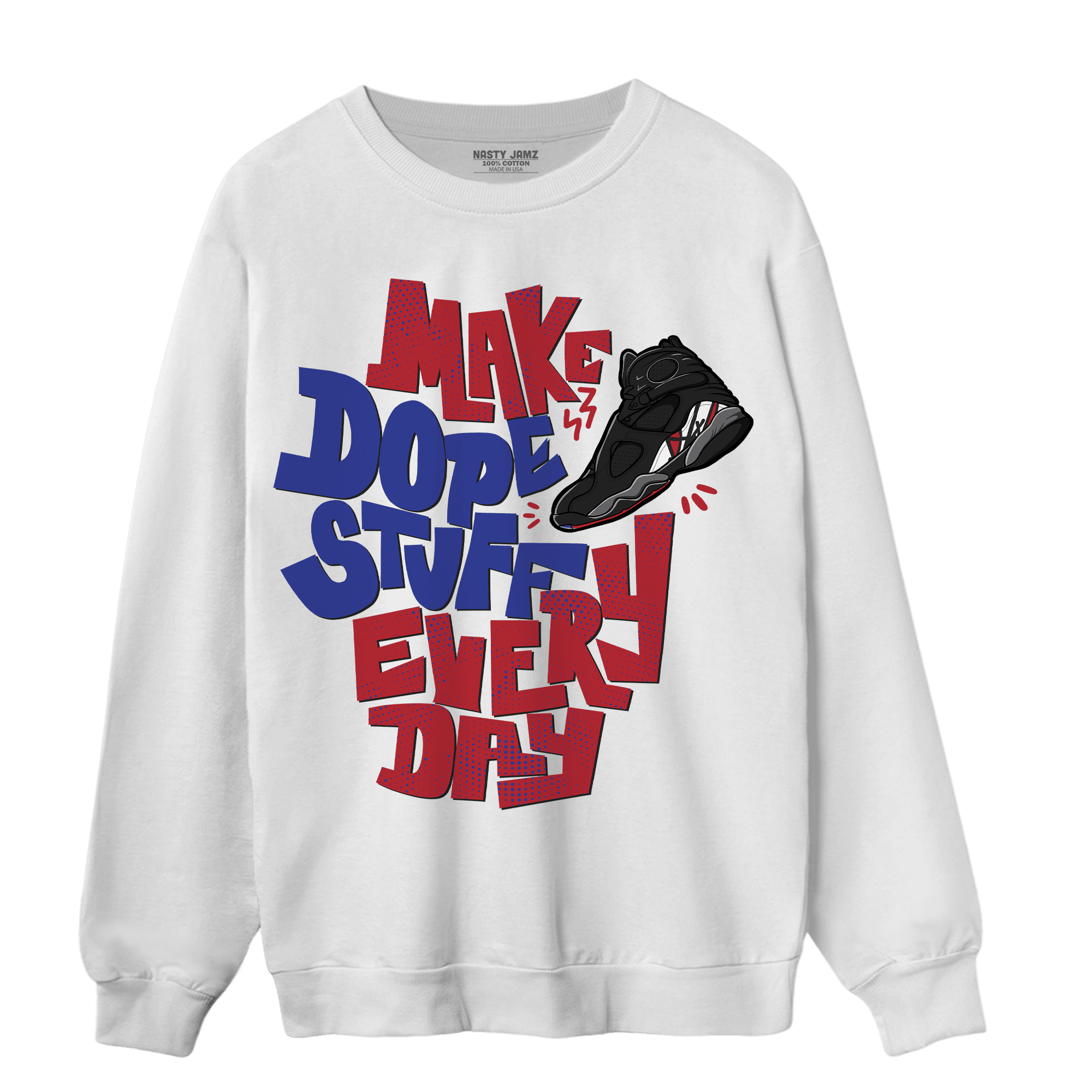 Playoffs 8s Sweatshirt Match Dope Sneaker - NastyJamz