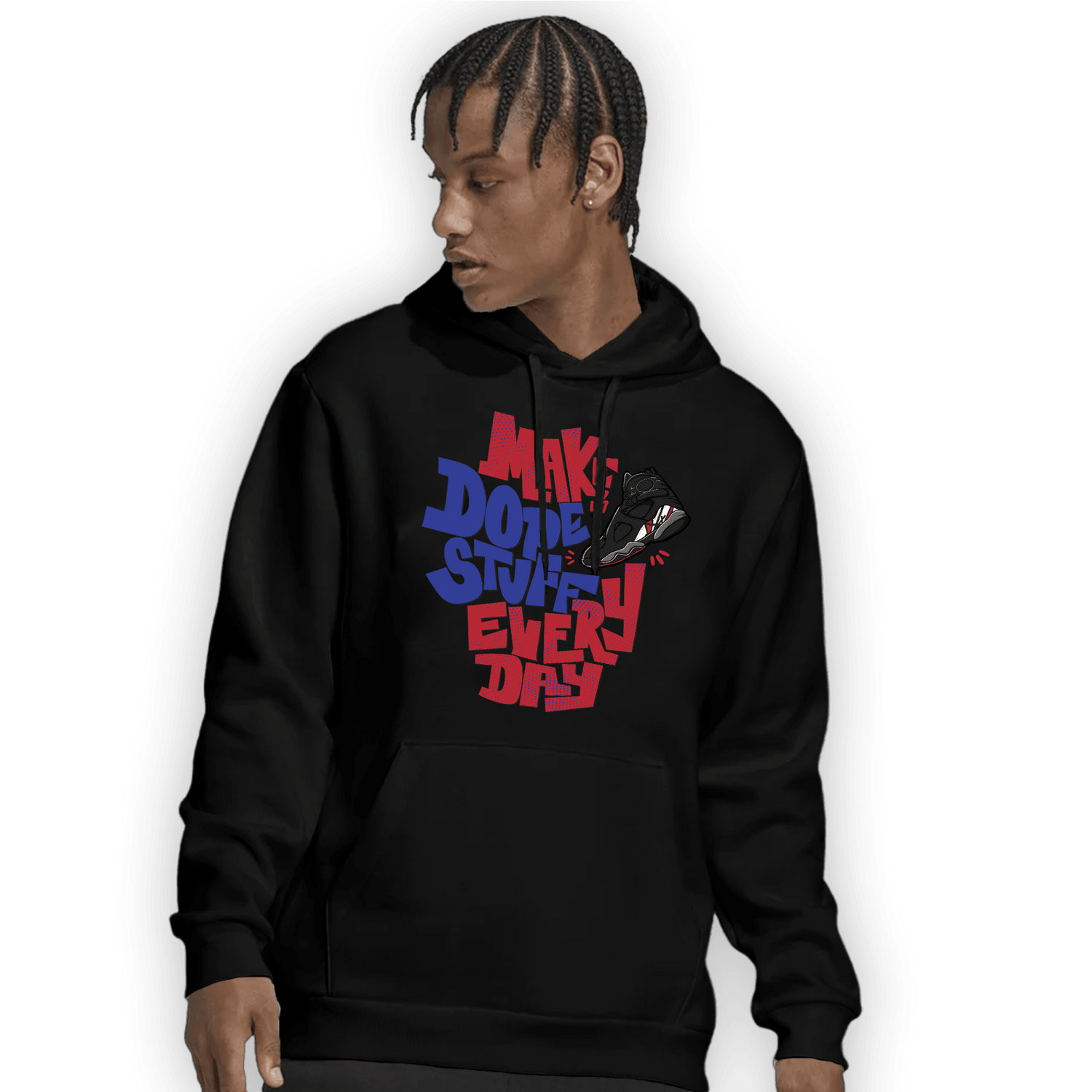 Playoffs 8s Hoodie Match Dope Sneaker - NastyJamz