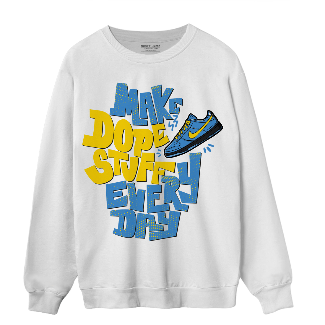SB Dunk Bubbles Sweatshirt Match Dope Sneaker - NastyJamz