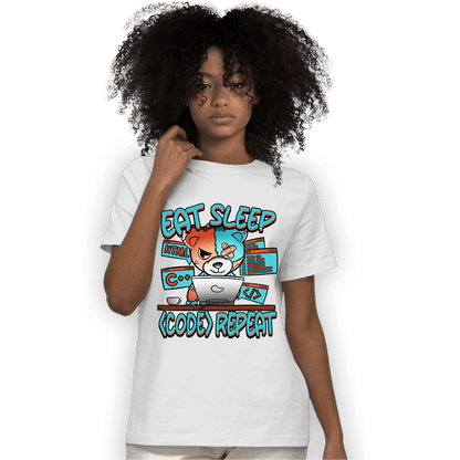 Dunk Low Dolphins T Shirt Match Eat Sleep Code BER - NastyJamz