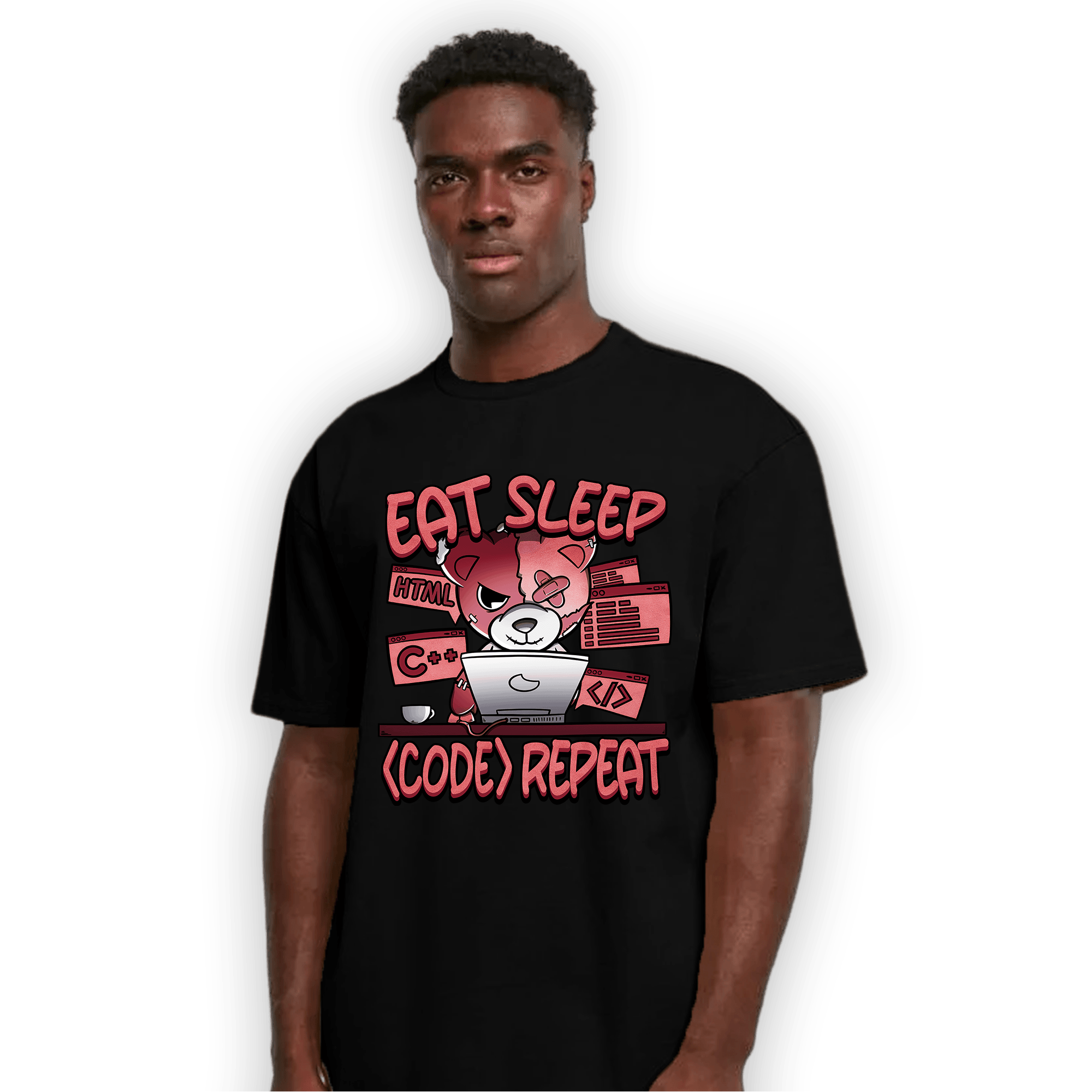 Dunk Low WMNS Valentine Day T Shirt Match Eat Sleep Code BER - NastyJamz