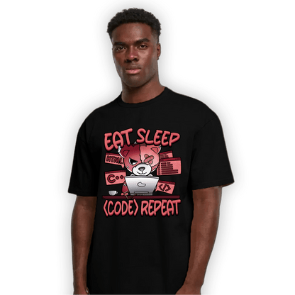 Dunk Low WMNS Valentine Day T Shirt Match Eat Sleep Code BER - NastyJamz