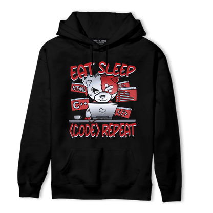 Cherry 11s Hoodie Match Eat Sleep Code BER - NastyJamz
