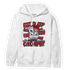 Cherry 11s Hoodie Match Eat Sleep Code BER - NastyJamz