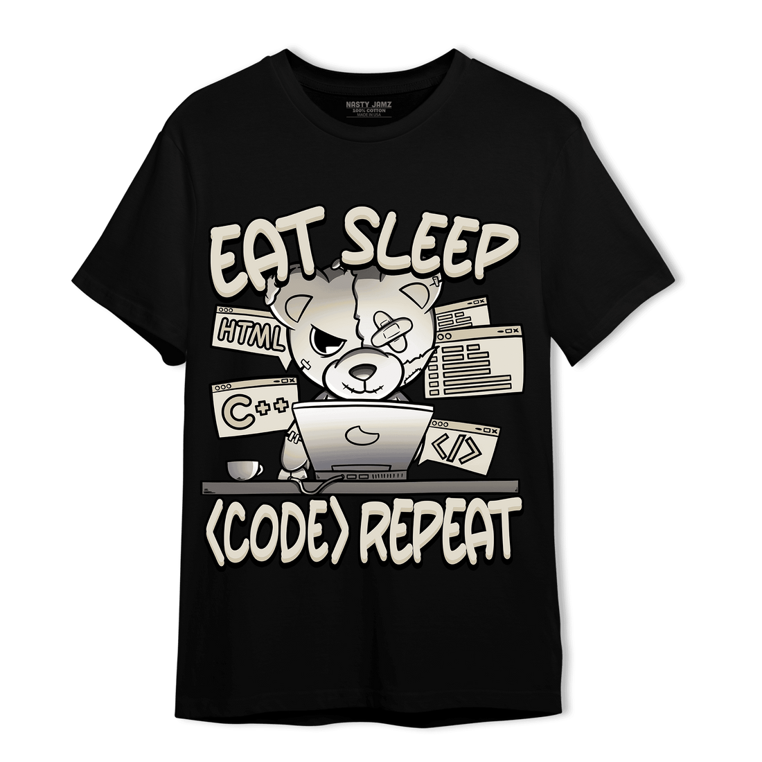 Gratitude 11s T Shirt Match Eat Sleep Code BER - NastyJamz