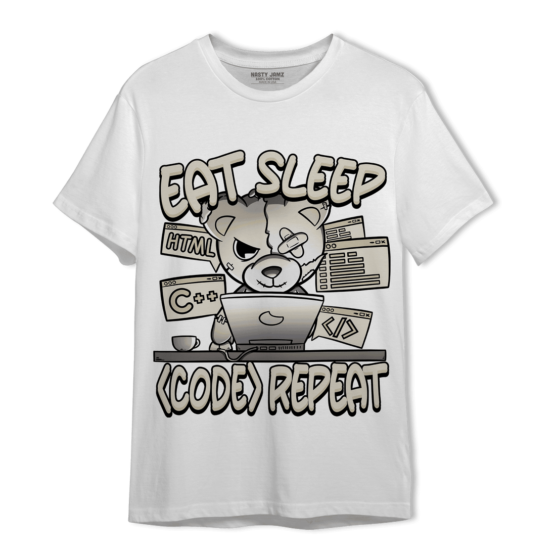 Gratitude 11s T Shirt Match Eat Sleep Code BER - NastyJamz
