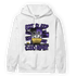 Field Purple 12s Hoodie Match Eat Sleep Code BER - NastyJamz