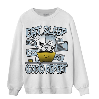 Blue Grey 13s Sweatshirt Match Eat Sleep Code BER - NastyJamz