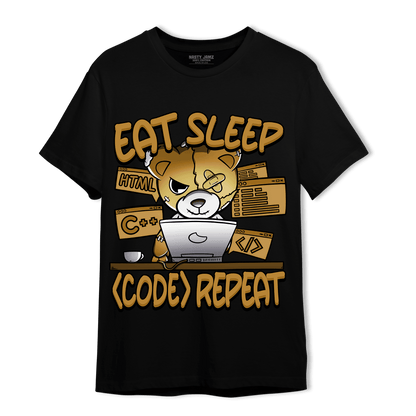 Wheat 13s T Shirt Match Eat Sleep Code BER - NastyJamz
